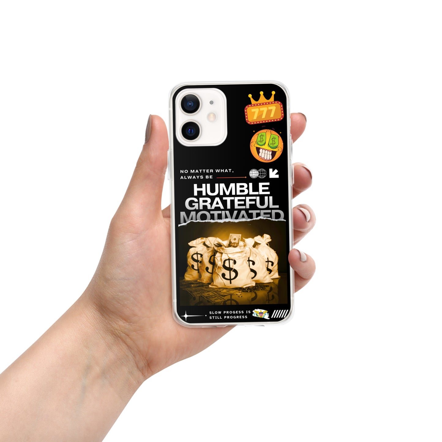 Grateful Hustle Exotic Lifestyle Case for iPhone® (Black)