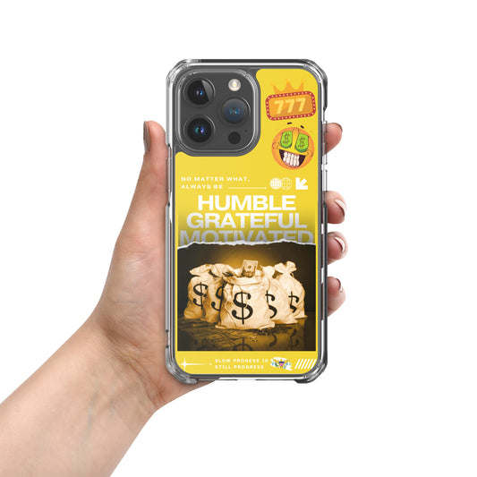 Grateful Hustle Exotic Lifestyle Case for iPhone® (Yellow)