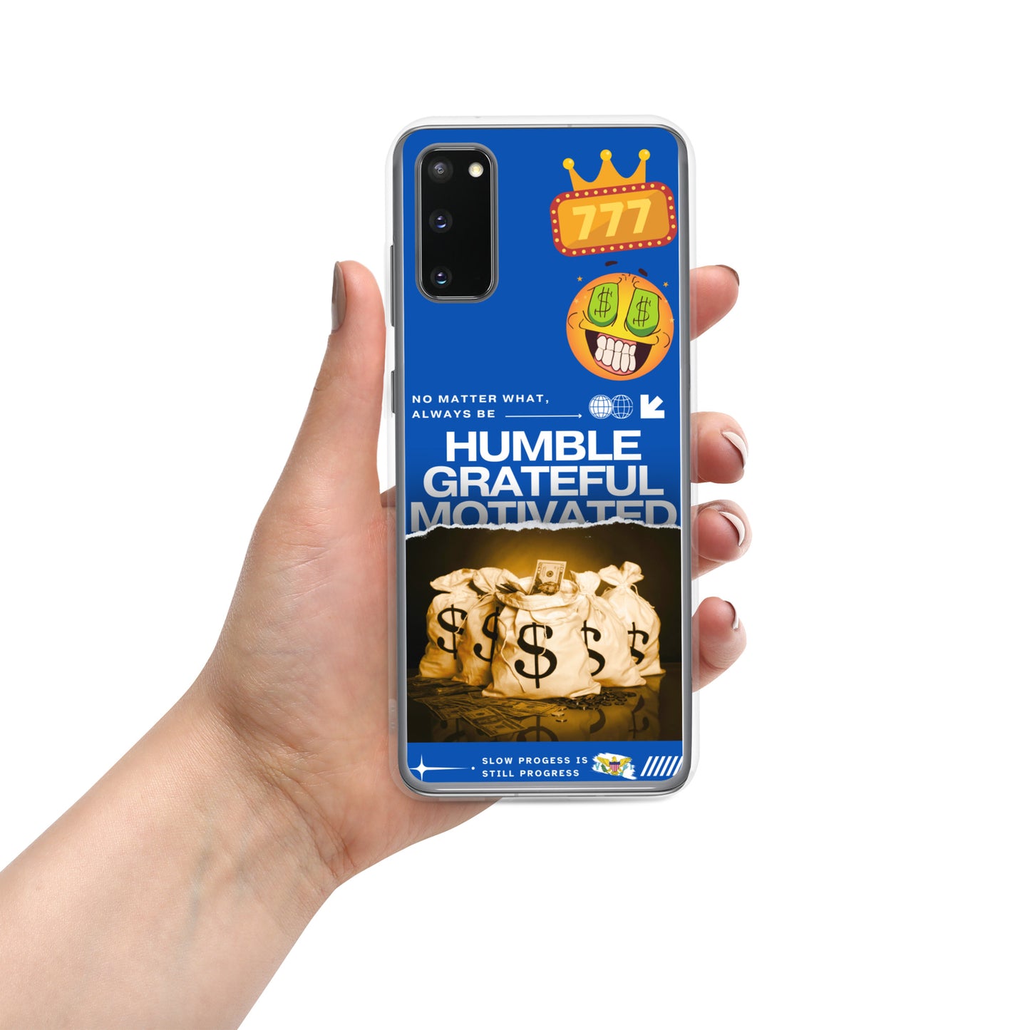 Grateful Hustle Exotic Lifestyle Case for Samsung® (Blue)