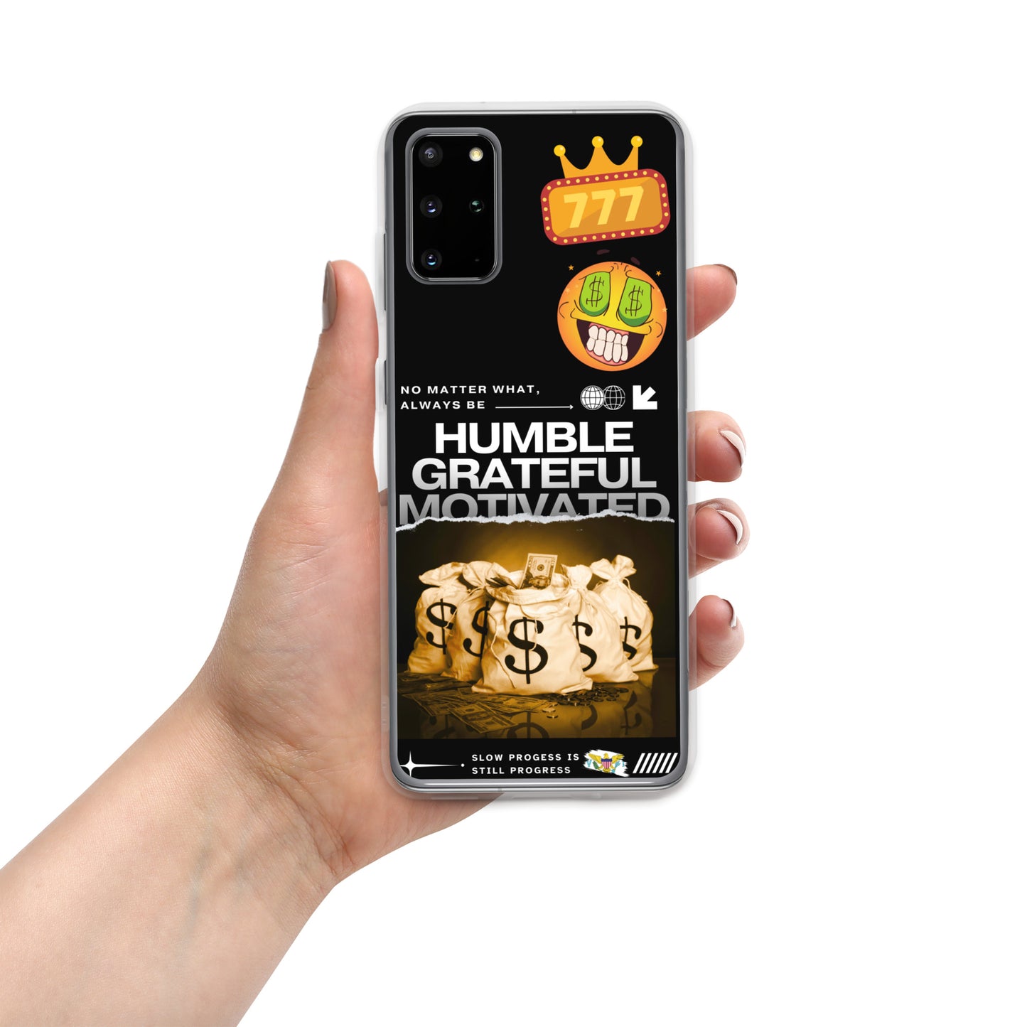 Grateful Hustle Exotic Lifestyle Case for Samsung® (Black)