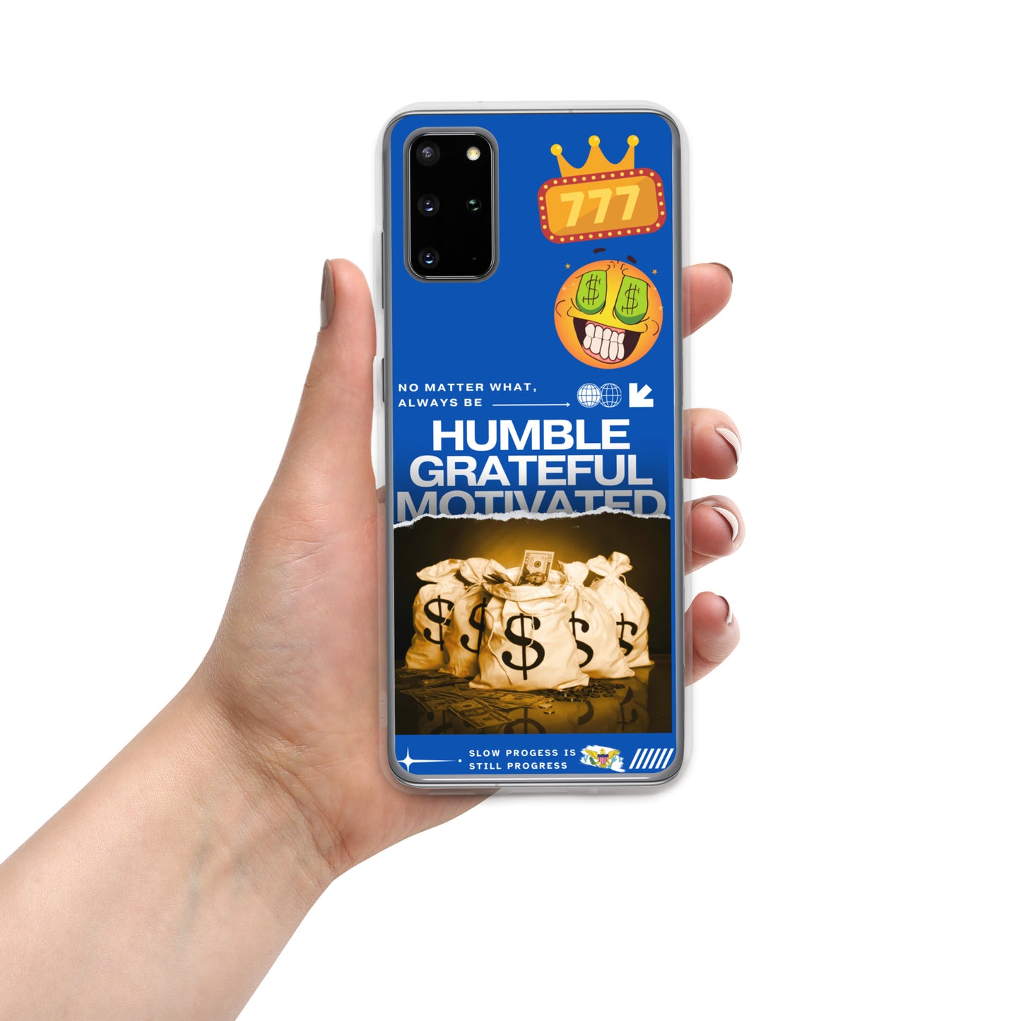 Grateful Hustle Exotic Lifestyle Case for Samsung® (Blue)