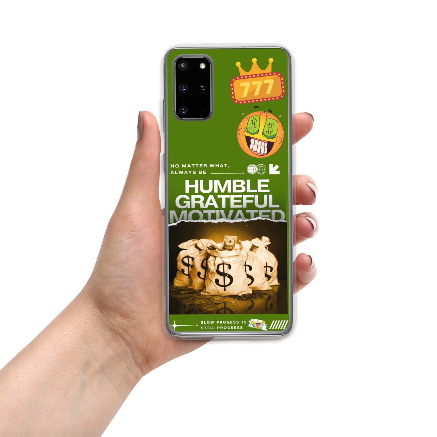 Grateful Hustle Exotic Lifestyle Case for Samsung® (Dark Green)