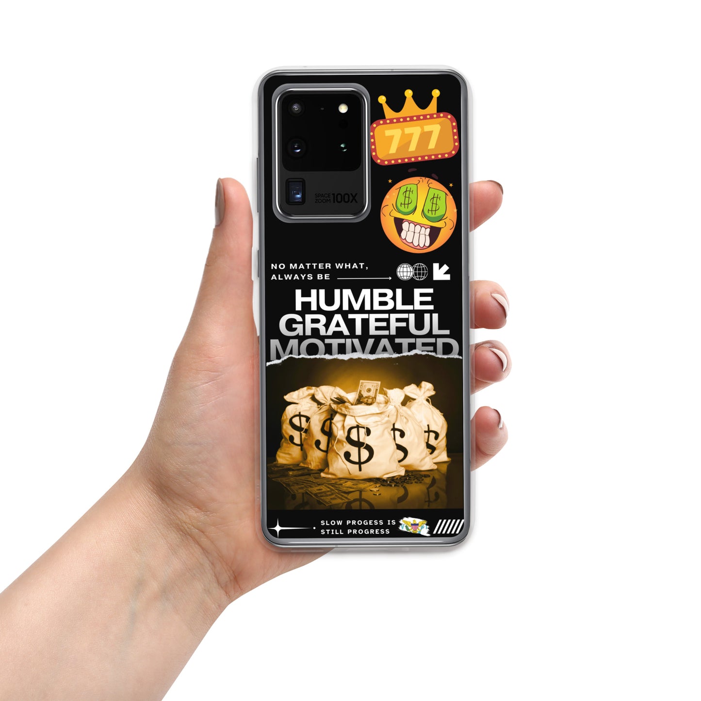 Grateful Hustle Exotic Lifestyle Case for Samsung® (Black)