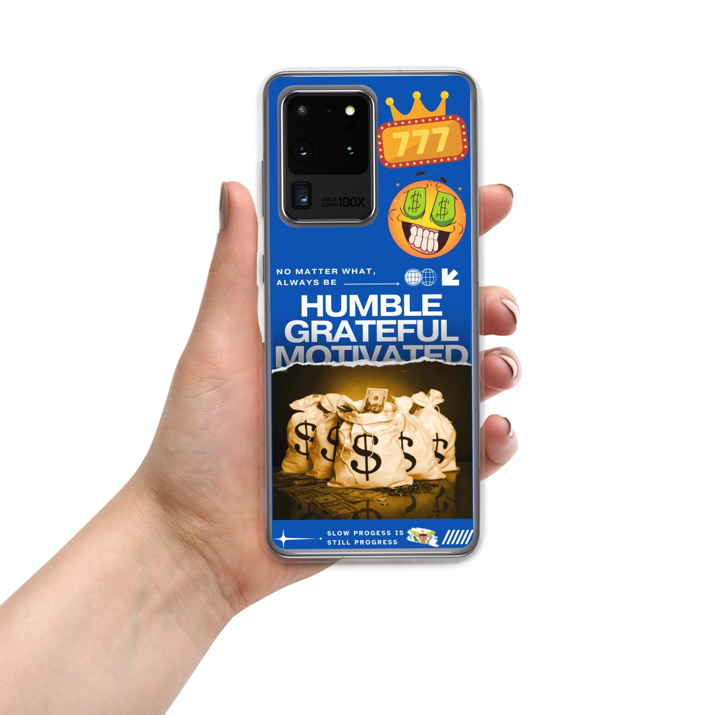 Grateful Hustle Exotic Lifestyle Case for Samsung® (Blue)