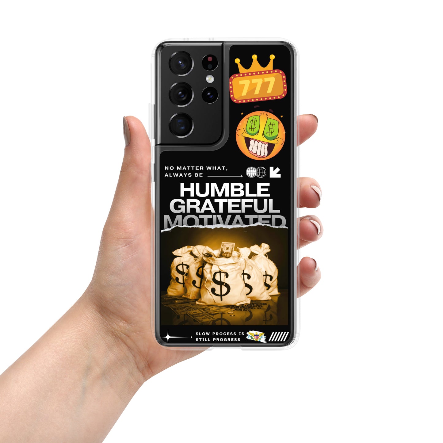 Grateful Hustle Exotic Lifestyle Case for Samsung® (Black)