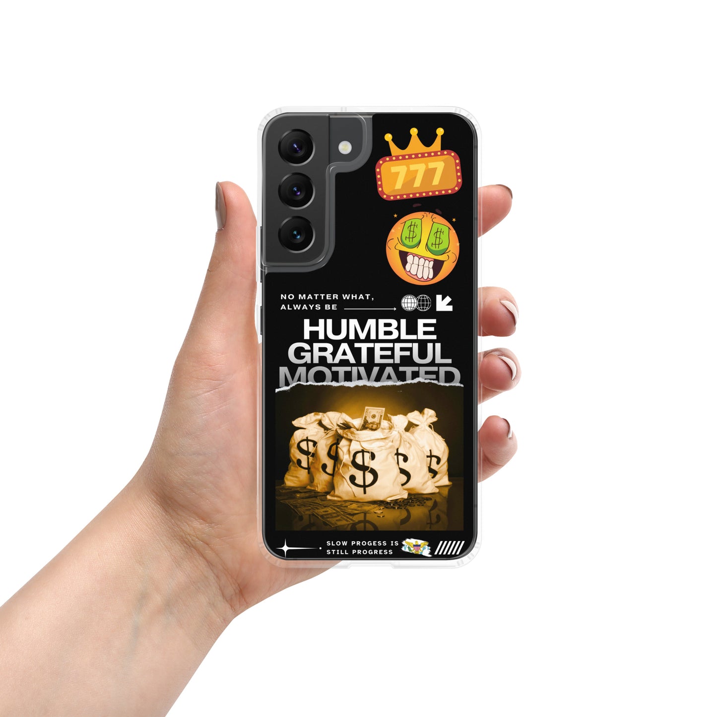 Grateful Hustle Exotic Lifestyle Case for Samsung® (Black)