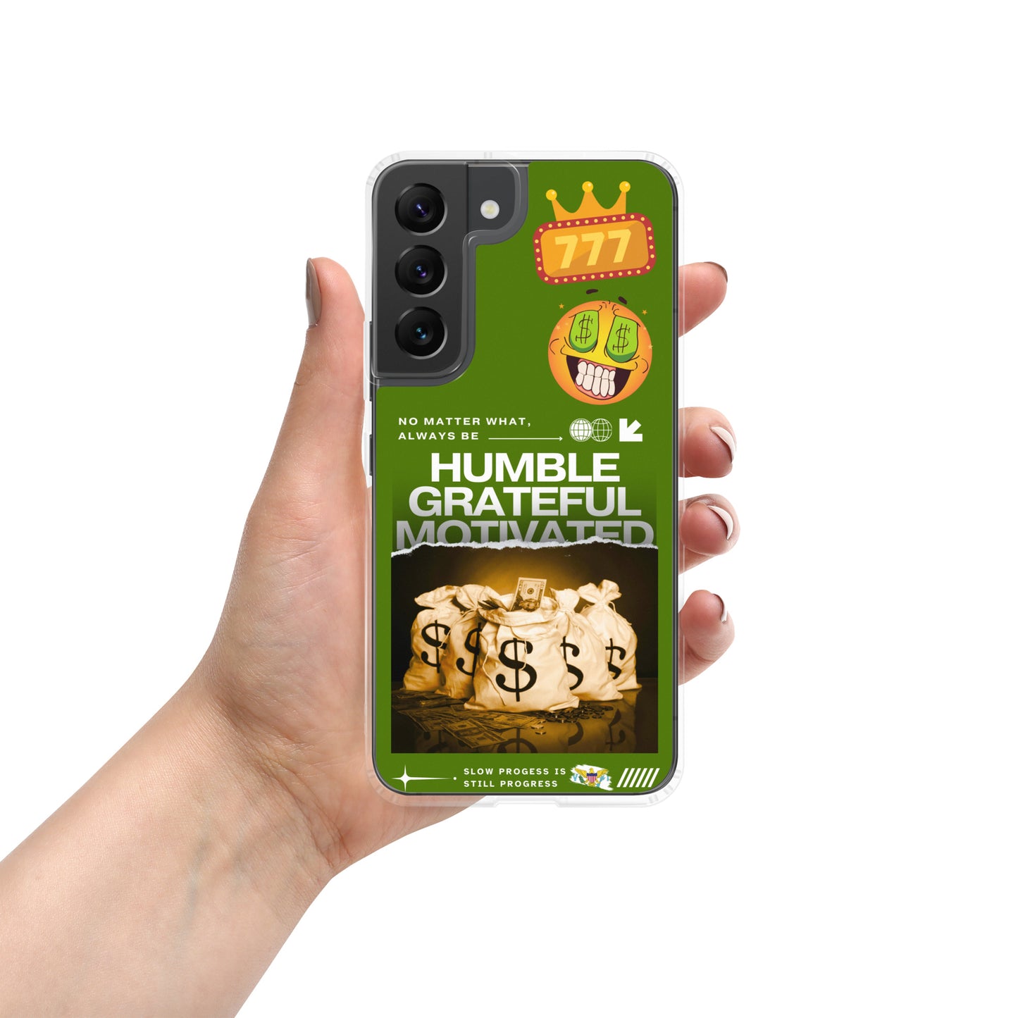 Grateful Hustle Exotic Lifestyle Case for Samsung® (Dark Green)