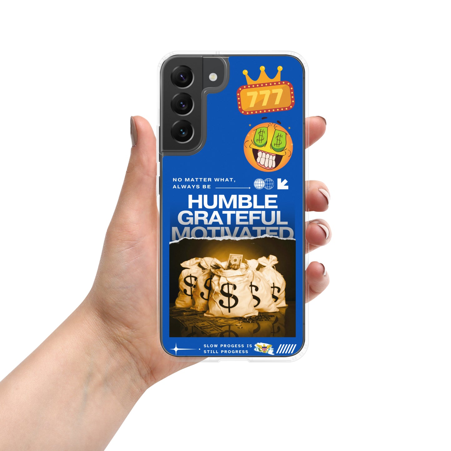 Grateful Hustle Exotic Lifestyle Case for Samsung® (Blue)