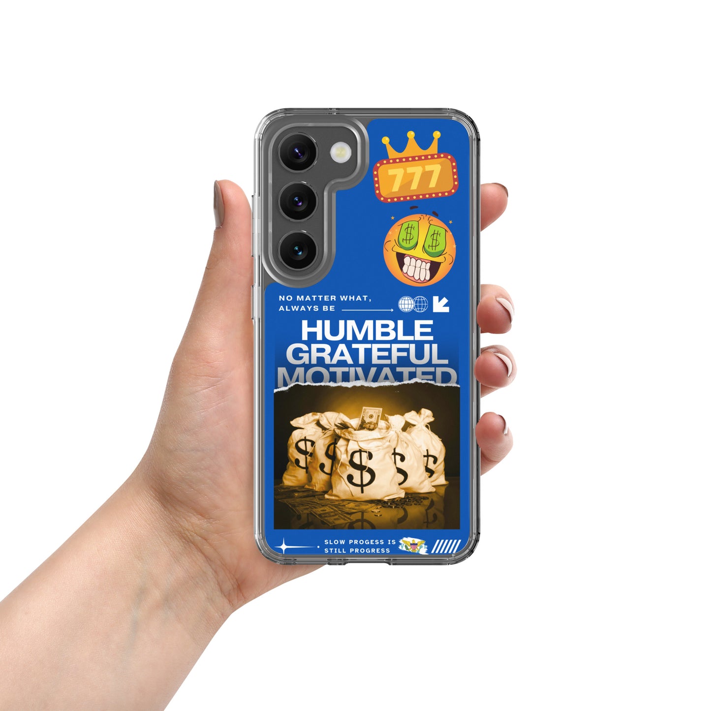 Grateful Hustle Exotic Lifestyle Case for Samsung® (Blue)