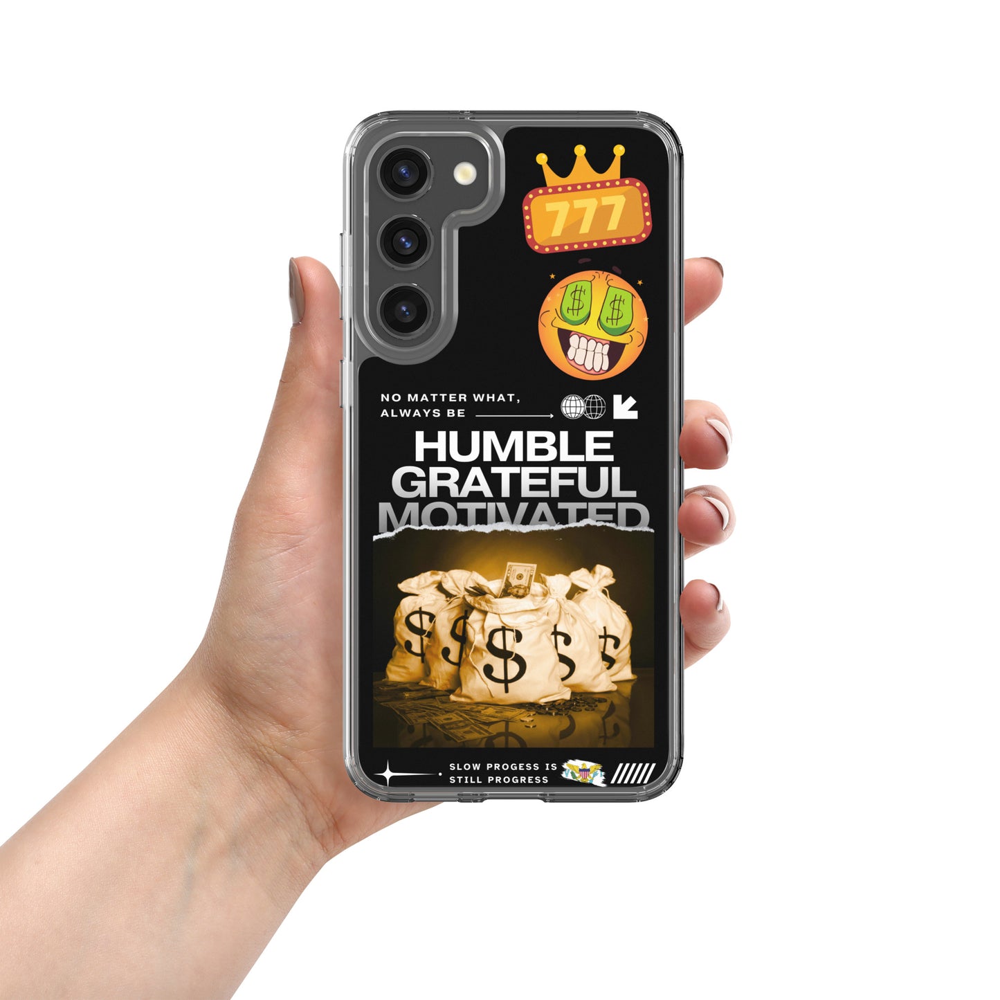 Grateful Hustle Exotic Lifestyle Case for Samsung® (Black)