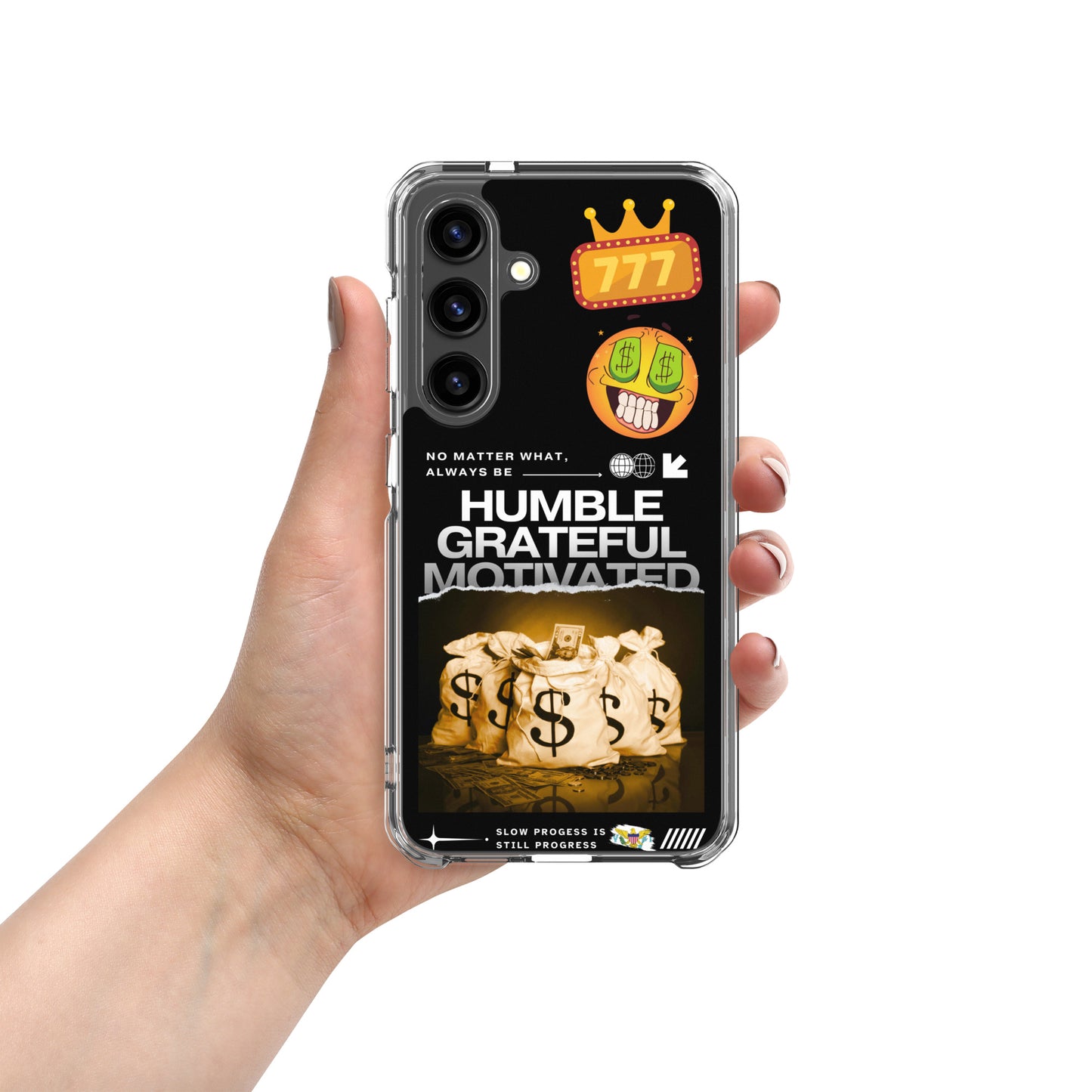 Grateful Hustle Exotic Lifestyle Case for Samsung® (Black)