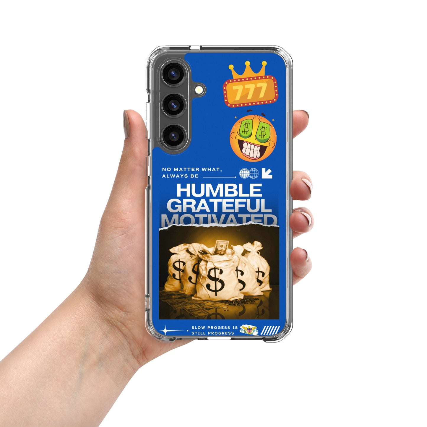 Grateful Hustle Exotic Lifestyle Case for Samsung® (Blue)