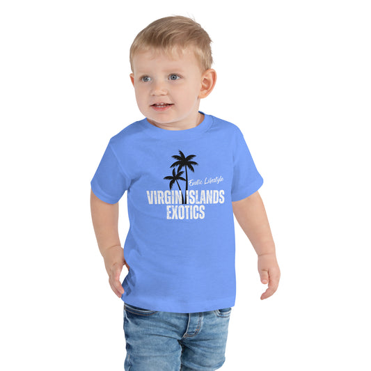 Tropical Elevation Toddler Short Sleeve Tee (2 Colors Available)