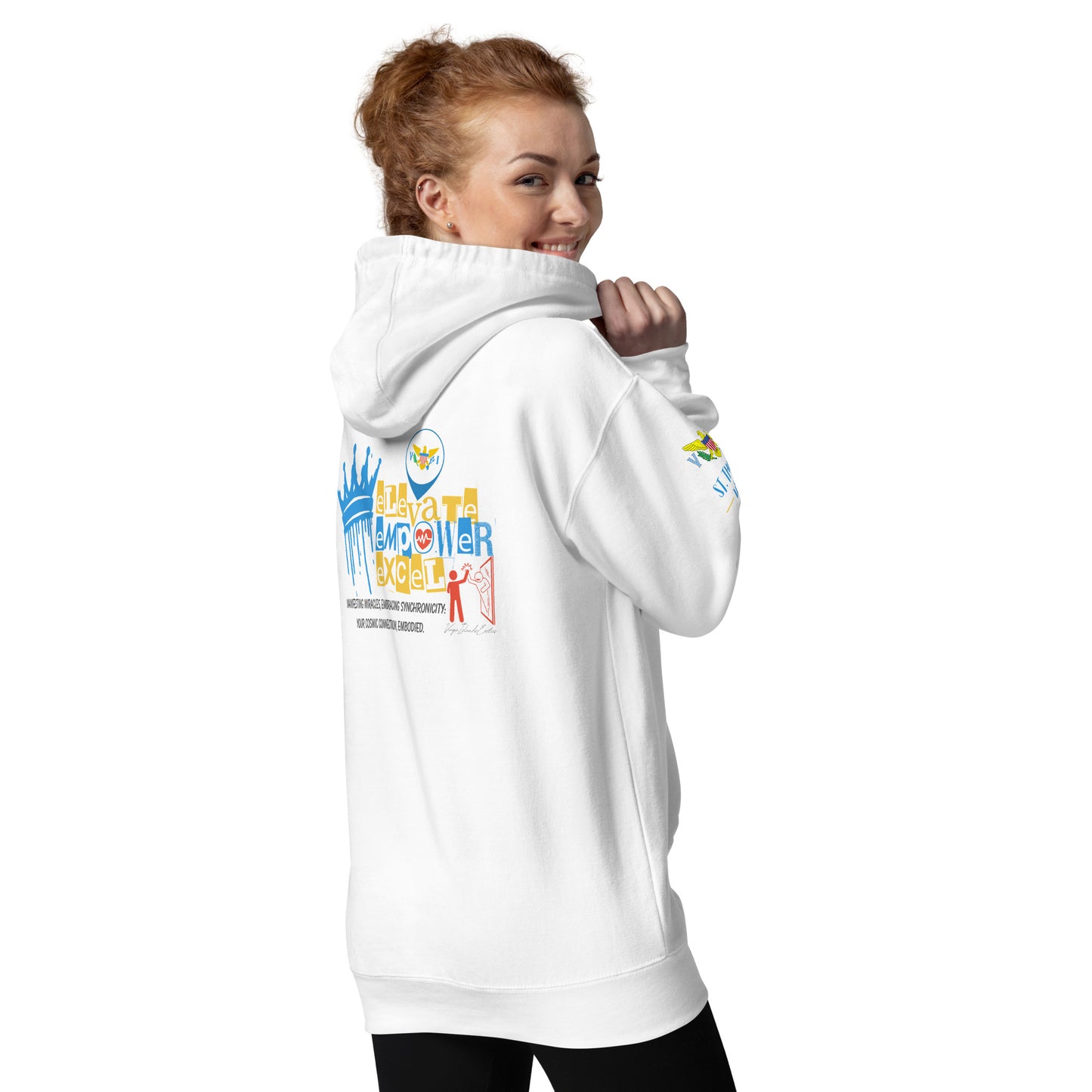 Elevate, Empower, Excel - Premium Unisex Hoodie